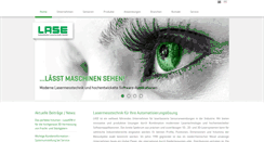 Desktop Screenshot of lase.de